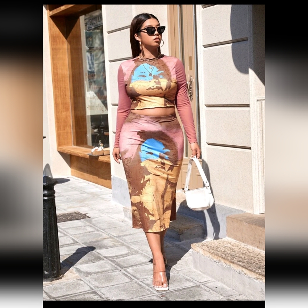 Mona Lisa skirt set